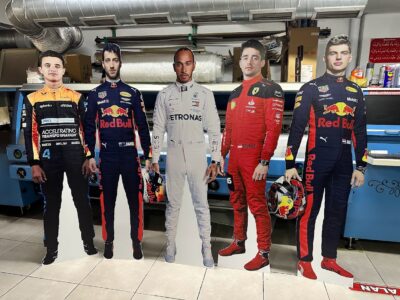 f1 pilotları yarisci maketleri